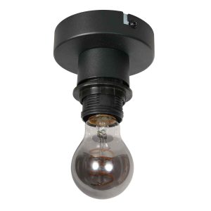 steinhauer-plafonniere-bloeba-zwart-metaal-ø10cm-e27-4129zw-1