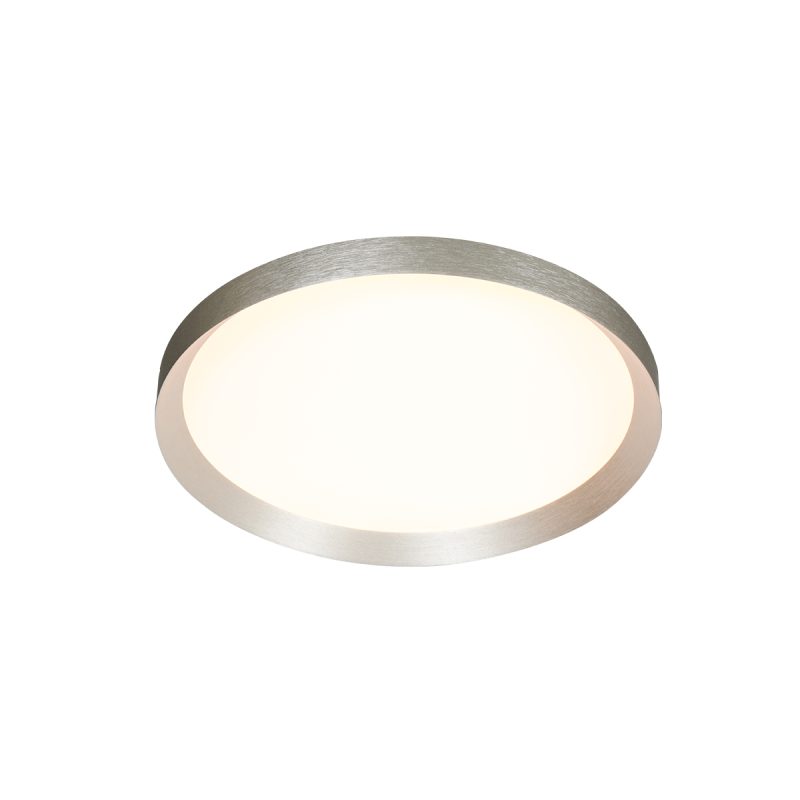 Ronde staalkleurige plafondlamp Steinhauer Flady - Afbeelding 7
