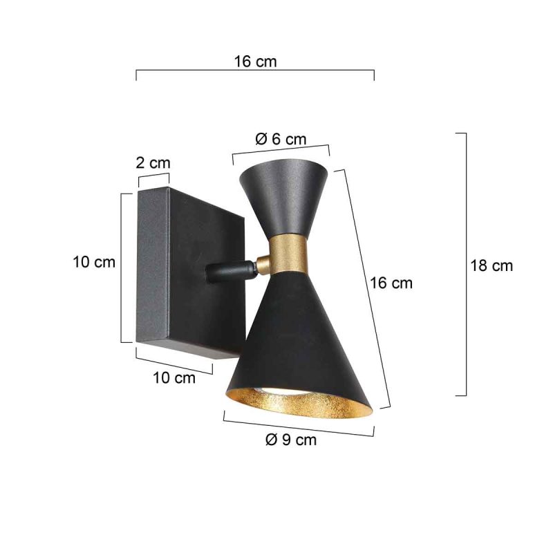 annelighting-wandlamp-preto-zwart-metaal-ø9cm-gu10-4109zw-1
