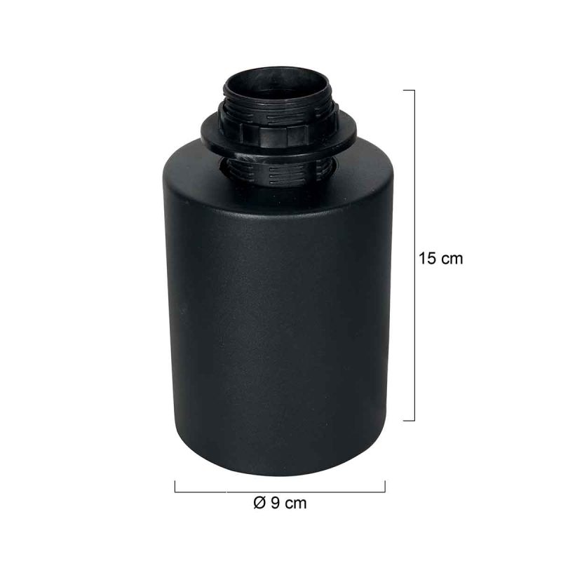 steinhauer-tafellamp-bloeba-zwart-metaal-ø9cm-e27-4128zw-1