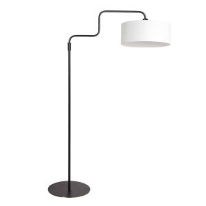 steinhauer-vloerlamp-bloeba-witzwart-linnenmetaal-ø40cm-e27-4164zw-1