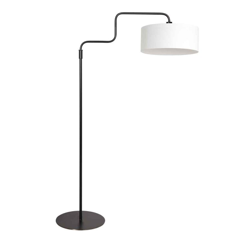 steinhauer-vloerlamp-bloeba-witzwart-linnenmetaal-ø40cm-e27-4164zw-1
