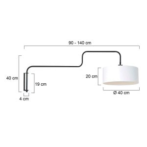 steinhauer-wandlamp-bloeba-witzwart-metaalstof-ø40cm-e27-4173zw-7