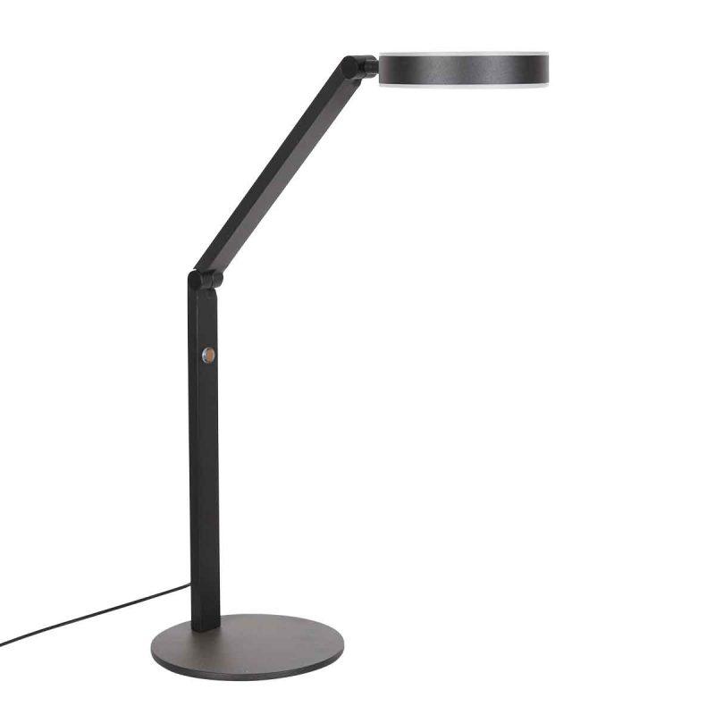 Metalen zwarte tafellamp modern Steinhauer Ringlux - Afbeelding 8