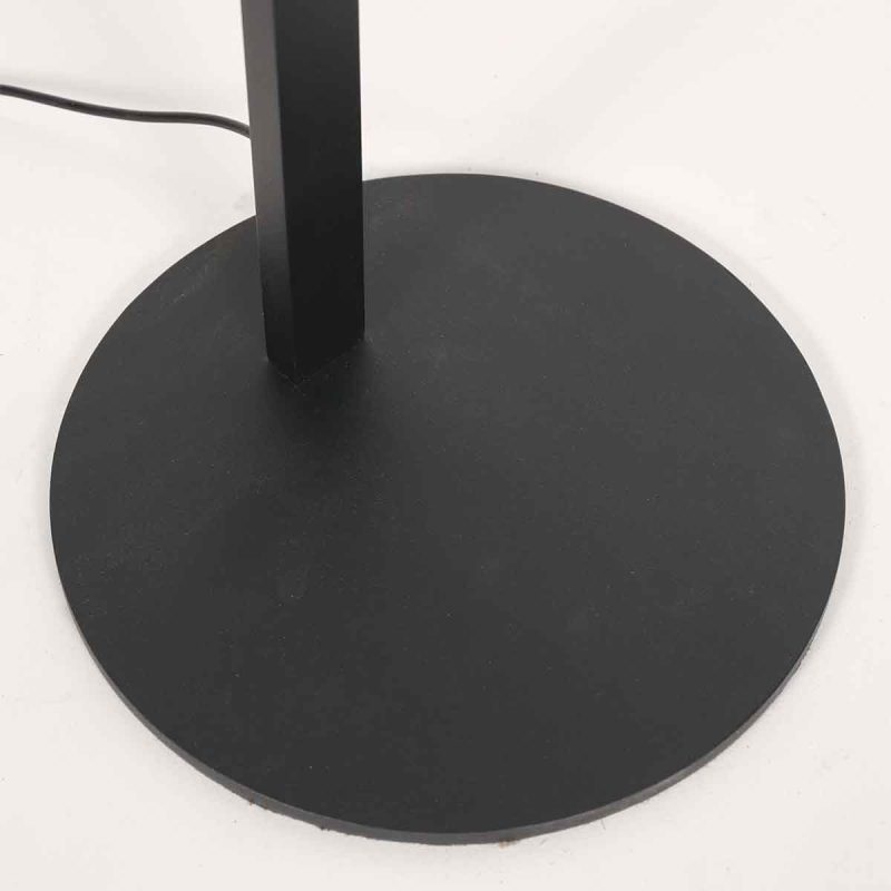 Metalen vloerlamp modern zwart Steinhauer Ringlux - Afbeelding 10