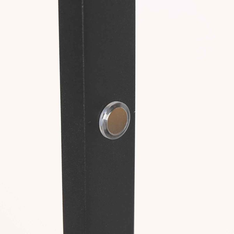 Metalen vloerlamp modern zwart Steinhauer Ringlux - Afbeelding 5