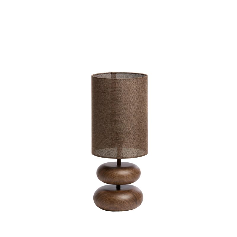 light&living-tafellamp-danialo-beigebruin-katoenmetaal-ø22cm-e27-1885552-1