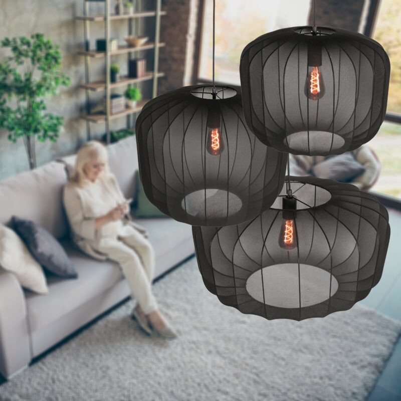 annelighting-hanglamp-sable-zwart-linnenmetaal-ø55cm-e27-4192zw-2