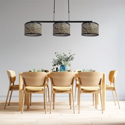 grote bamboe hanglamp