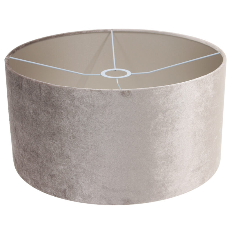 steinhauer-vloerlamp-bloeba-zilverzwart-metaalveloursstof-ø40cm-e27-4167zw-6