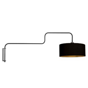 steinhauer-wandlamp-bloeba-zwart-metaalstof-ø40cm-e27-4172zw-1