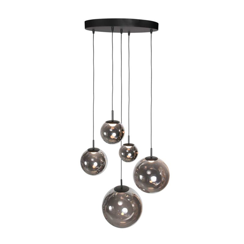 steinhauer-hanglamp-bollique-zwart-glassmokeglas-ø60cm-led-4196zw-10