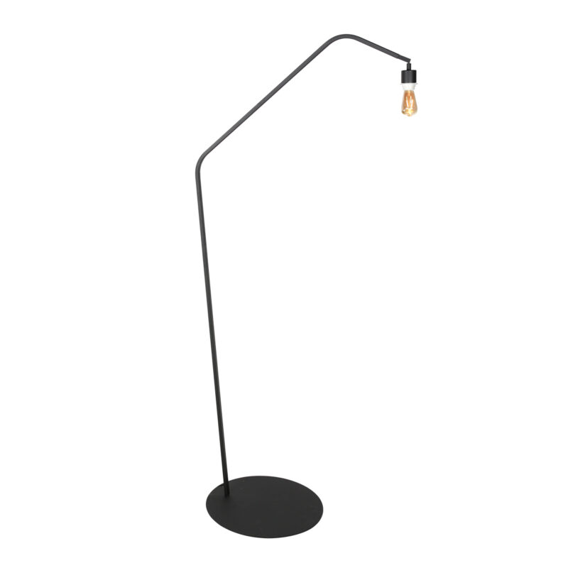 annelighting-vloerlamp-zigzag-zwart-metaal-lossearmatuur-e27-4218zw-10