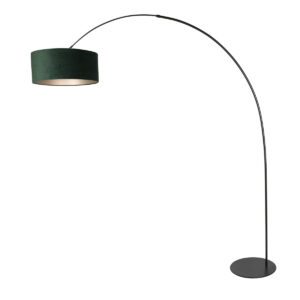 annelighting-vloerlamp-curve-groenzwart-metaal-booglamp-e27-4269zw-1