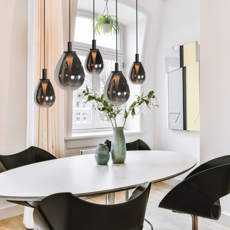 steinhauer-hanglamp-glimsy-zwart-glas-groteeettafellamp-led-4197zw-2