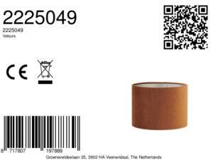 light&living-kap-velours-oranje-textiel-ø25cm-e27-2225049-8a