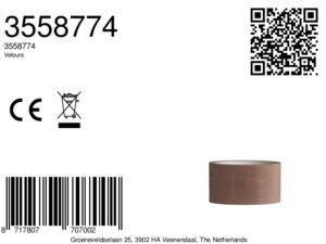 light&living-kap-velours-bruin-textiel-e27-3558774-8a