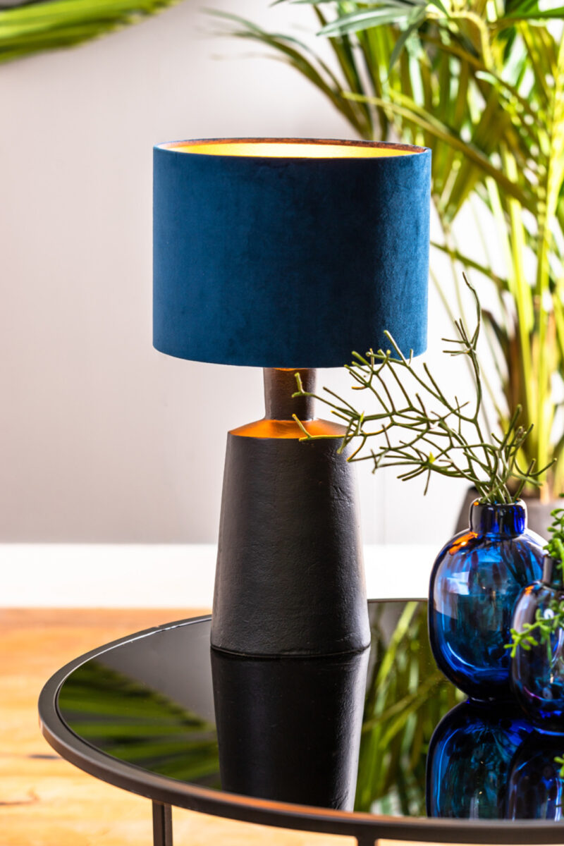 light&living-kap-velours-blauw-textiel-ø25cm-e27-2225047-1