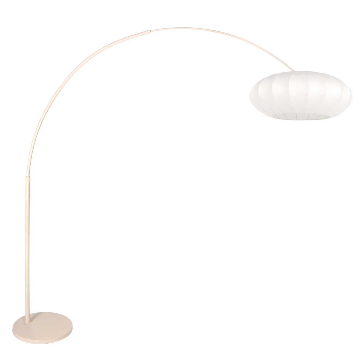 steinhauer-vloerlamp-sparkledlight-beigewit-metaalstof-booglamp-e27-4318cr-1