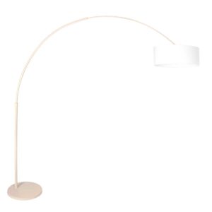 steinhauer-vloerlamp-sparkledlight-beigewit-linnenmetaal-booglamp-e27-4316cr-1