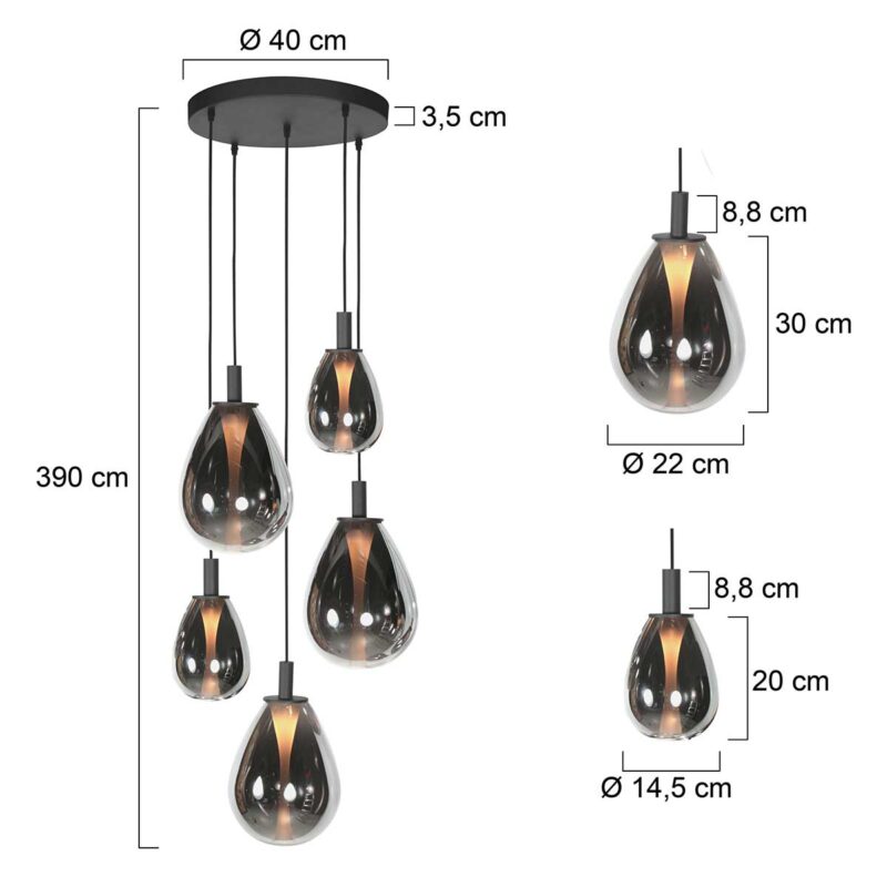 steinhauer-hanglamp-glimsy-zwart-glasmetaal-ø40cm-led-4198zw-7