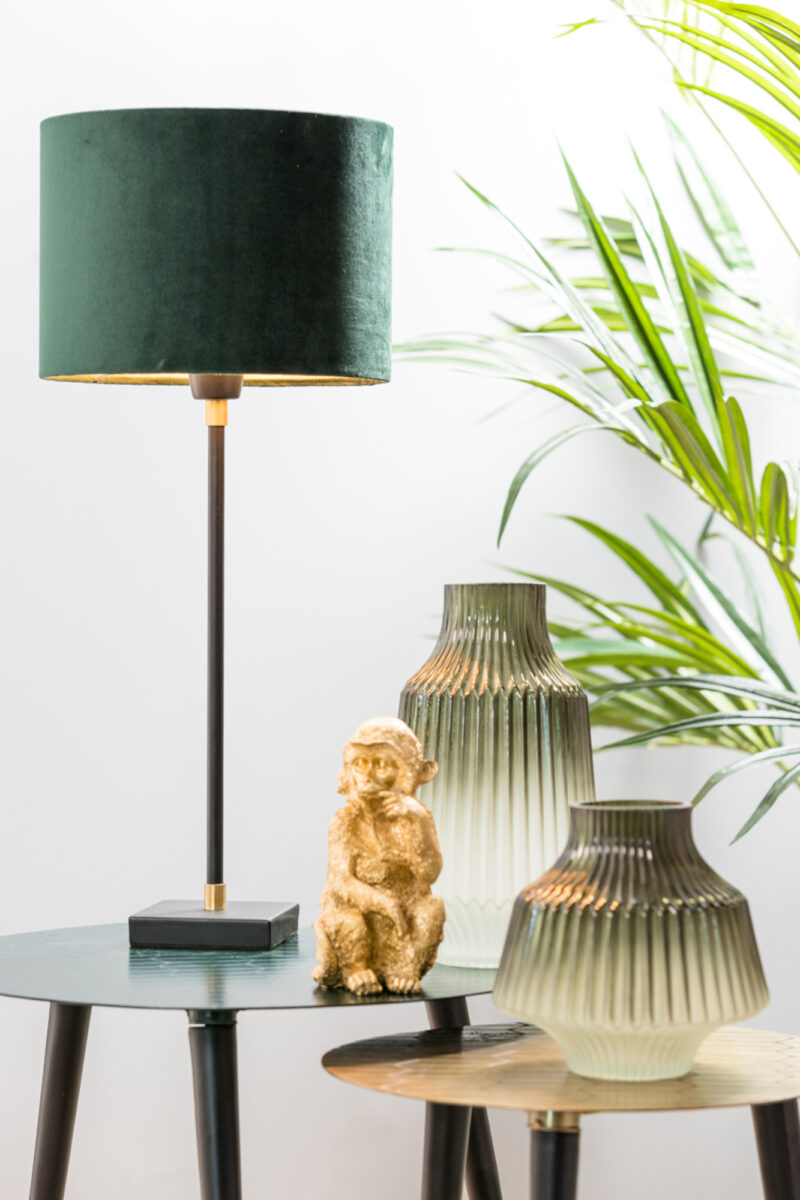 light&living-kap-velours-groen-textiel-ø25cm-e27-2225051-1