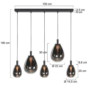 steinhauer-hanglamp-glimsy-zwart-glas-groteeettafellamp-led-4197zw-7