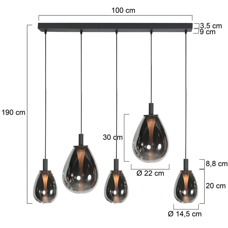 steinhauer-hanglamp-glimsy-zwart-glas-groteeettafellamp-led-4197zw-7