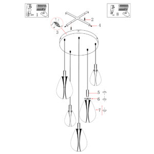 steinhauer-hanglamp-glimsy-zwart-glasmetaal-ø40cm-led-4198zw-9