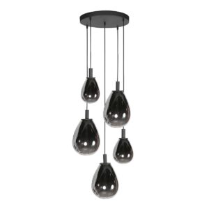 steinhauer-hanglamp-glimsy-zwart-glasmetaal-ø40cm-led-4198zw-1