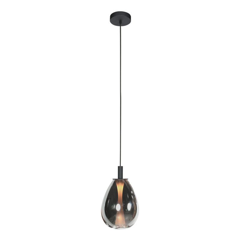 steinhauer-hanglamp-glimsy-zwart-glasmetaal-ø22cm-led-4199zw-1