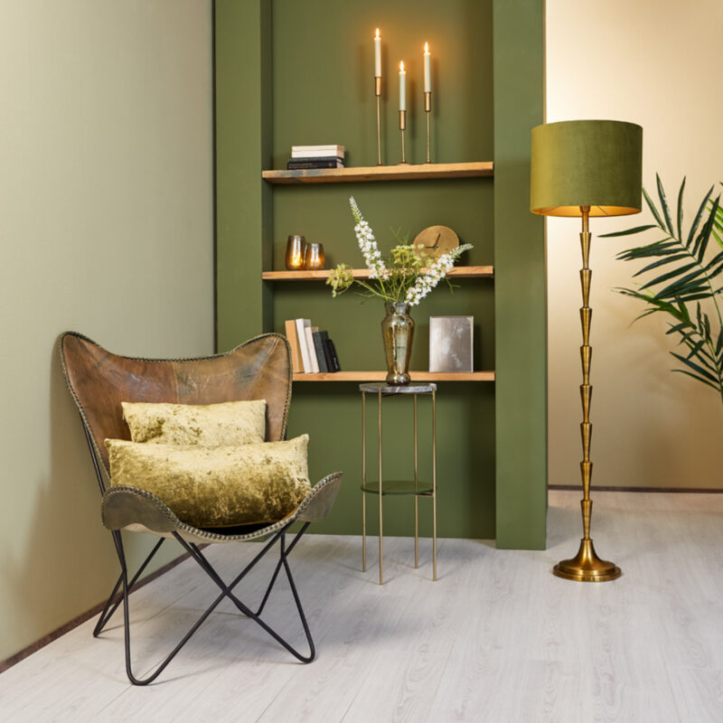 light&living-kap-velours-groen-textiel-ø40cm-e27-2240282-616