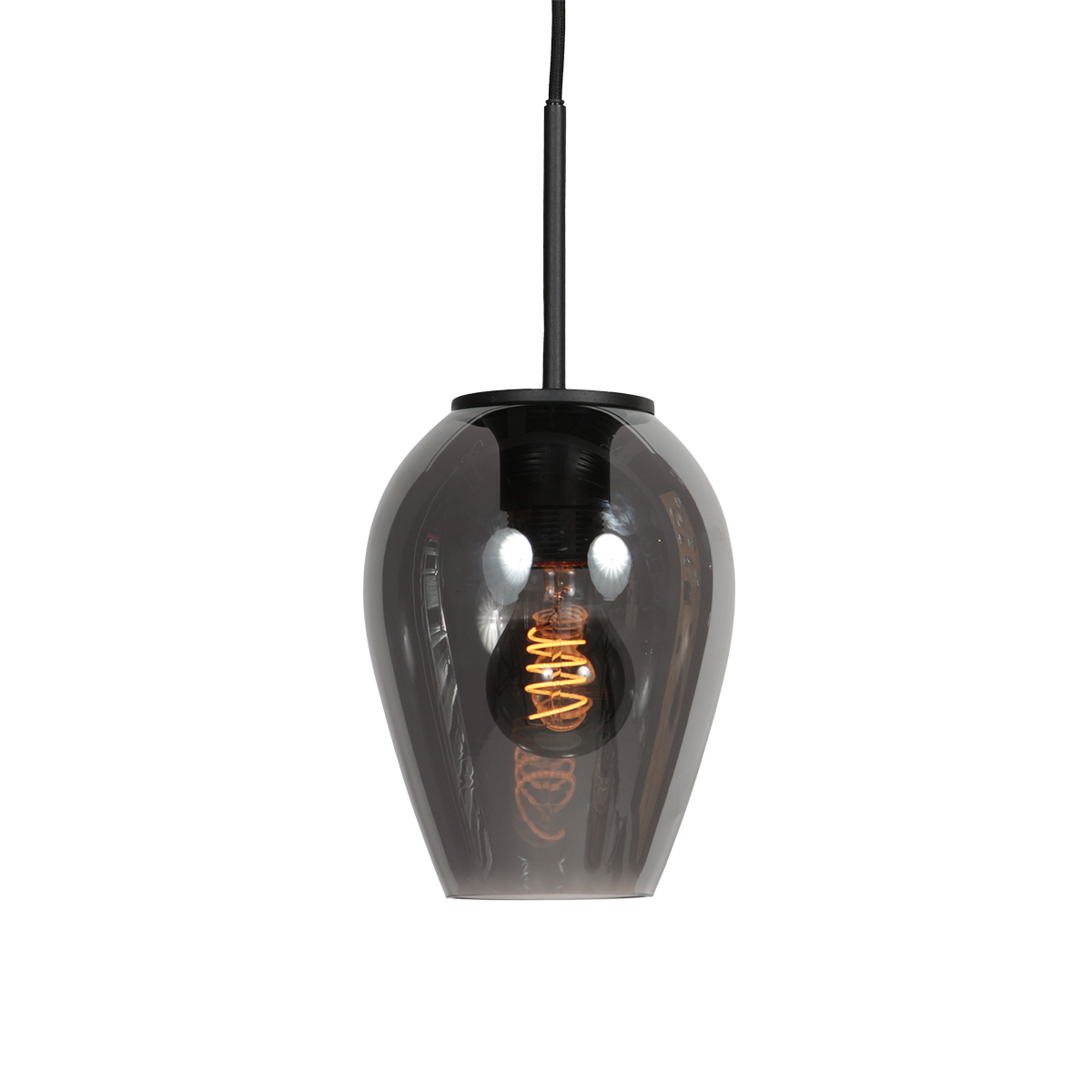 mexlite-hanglamp-haloswap-zwart-glassmokeglas-bedlampje-e27-4290zw-1