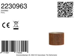 light&living-kap-penny-bruin-textiel-ø30cm-e27-2230963-8a