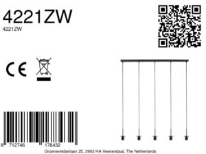 mexlite-hanglamp-haloswap-zwart-glasmetaal-lossearmatuur-e27-4221zw-8a