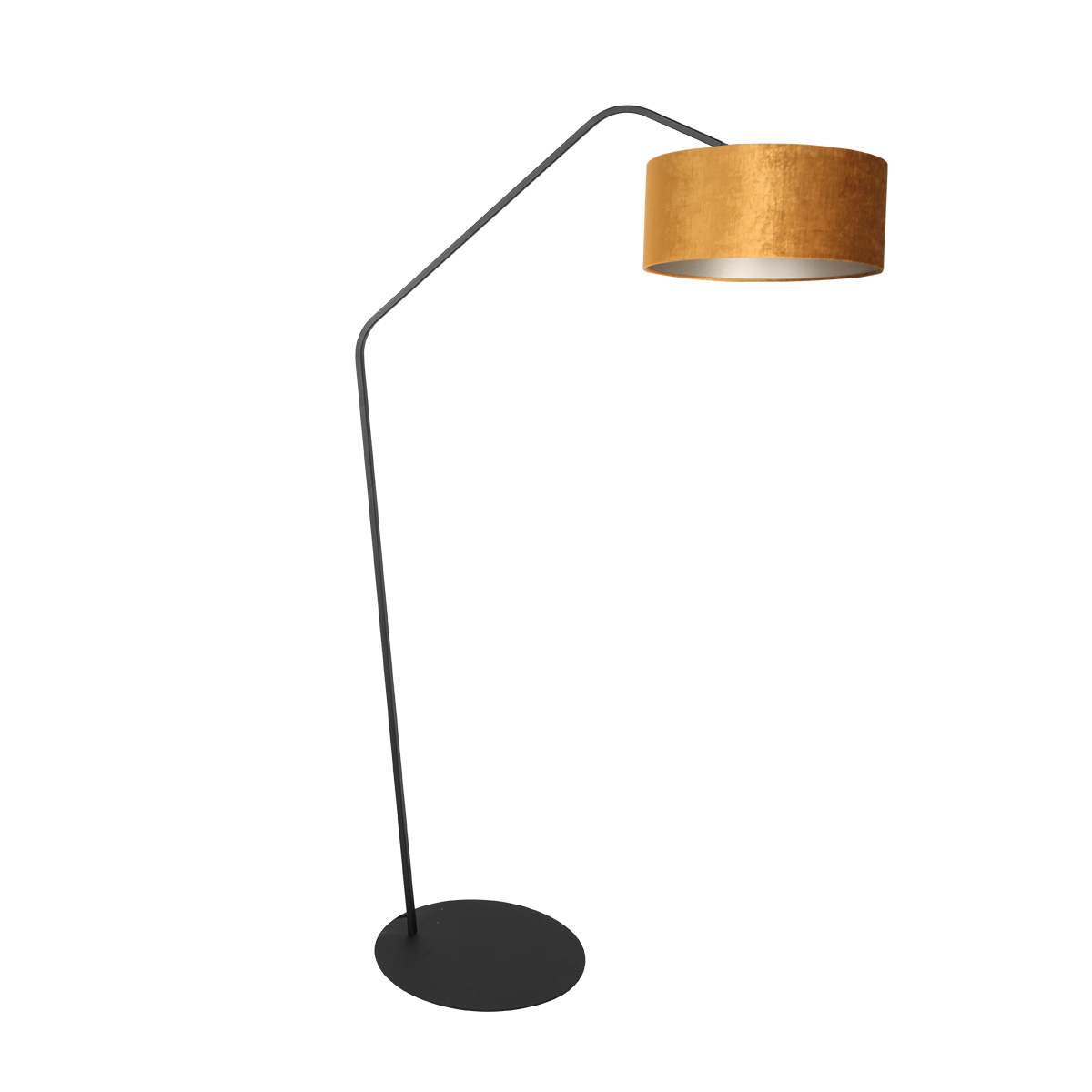 annelighting-vloerlamp-zigzag-goudzwart-metaal-booglamp-e27-4241zw-1