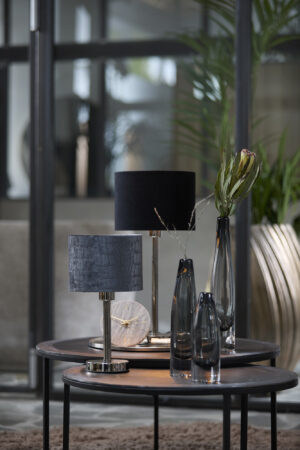 light&living-kap-velours-zwart-textiel-ø25cm-e27-2225322-1