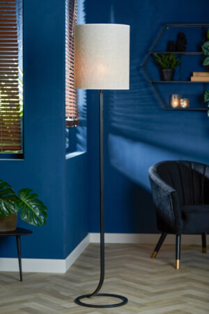 light&living-vloerlamp-mavey-zwart-metaal-lossearmatuur-e27-8210412-1