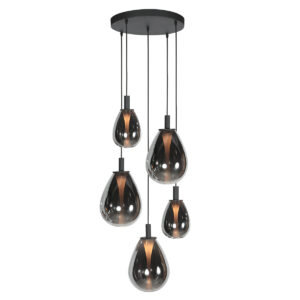 steinhauer-hanglamp-glimsy-zwart-glasmetaal-ø40cm-led-4198zw-1