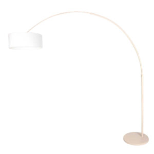 steinhauer-vloerlamp-sparkledlight-beigewit-linnenmetaal-booglamp-e27-4315cr-1