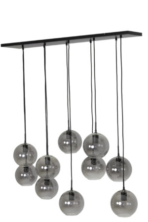 light&living-hanglamp-subar-zwart-glas-groteeettafellamp-e27-2957965-1