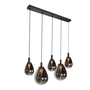 steinhauer-hanglamp-glimsy-zwart-glas-groteeettafellamp-led-4197zw-1