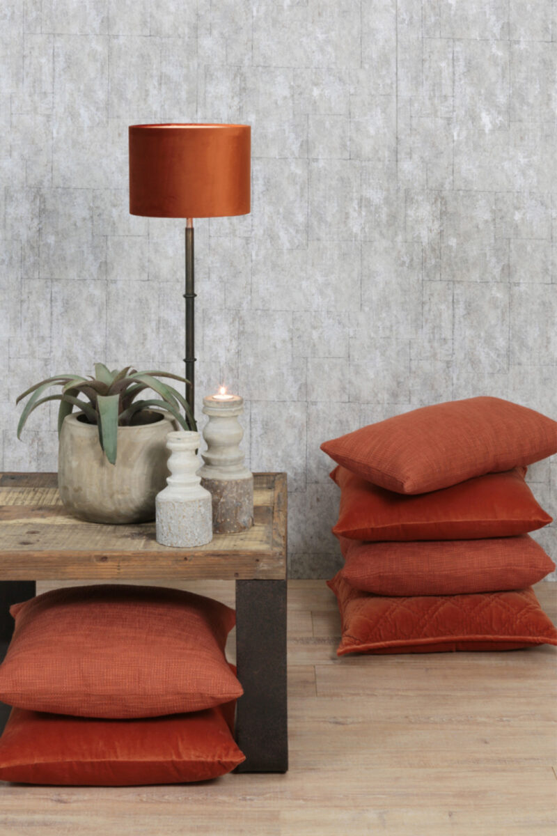 light&living-kap-velours-oranje-textiel-ø20cm-e27-2220049-341