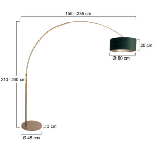 steinhauer-vloerlamp-sparkledlight-bronsgroen-metaalveloursstof-booglamp-e27-4305br-7