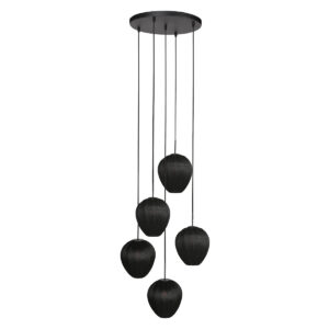 mexlite-hanglamp-haloswap-zwart-linnen-ø40cm-e27-4282zw-1