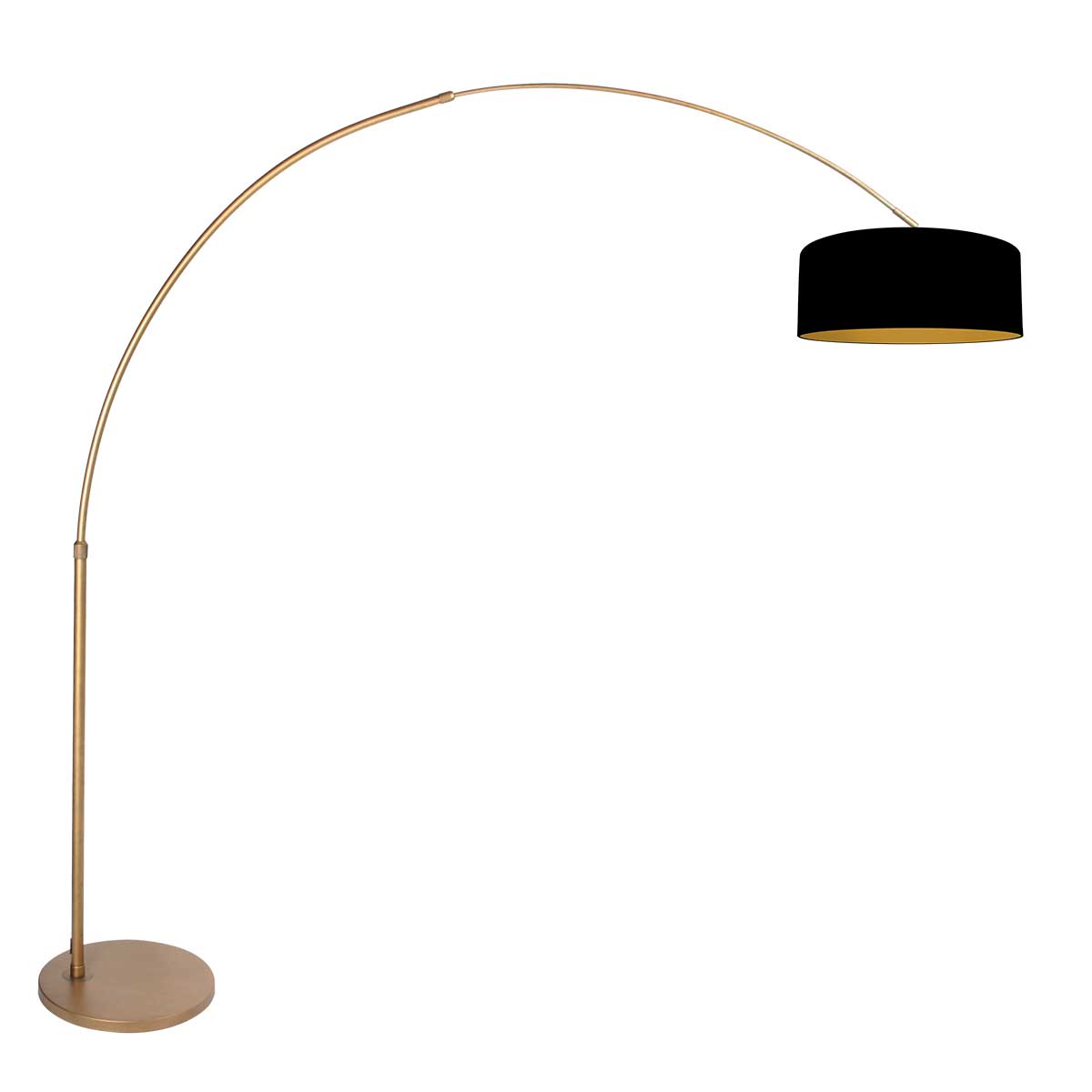 steinhauer-vloerlamp-sparkledlight-bronszwart-linnenmetaal-booglamp-e27-4306br-1