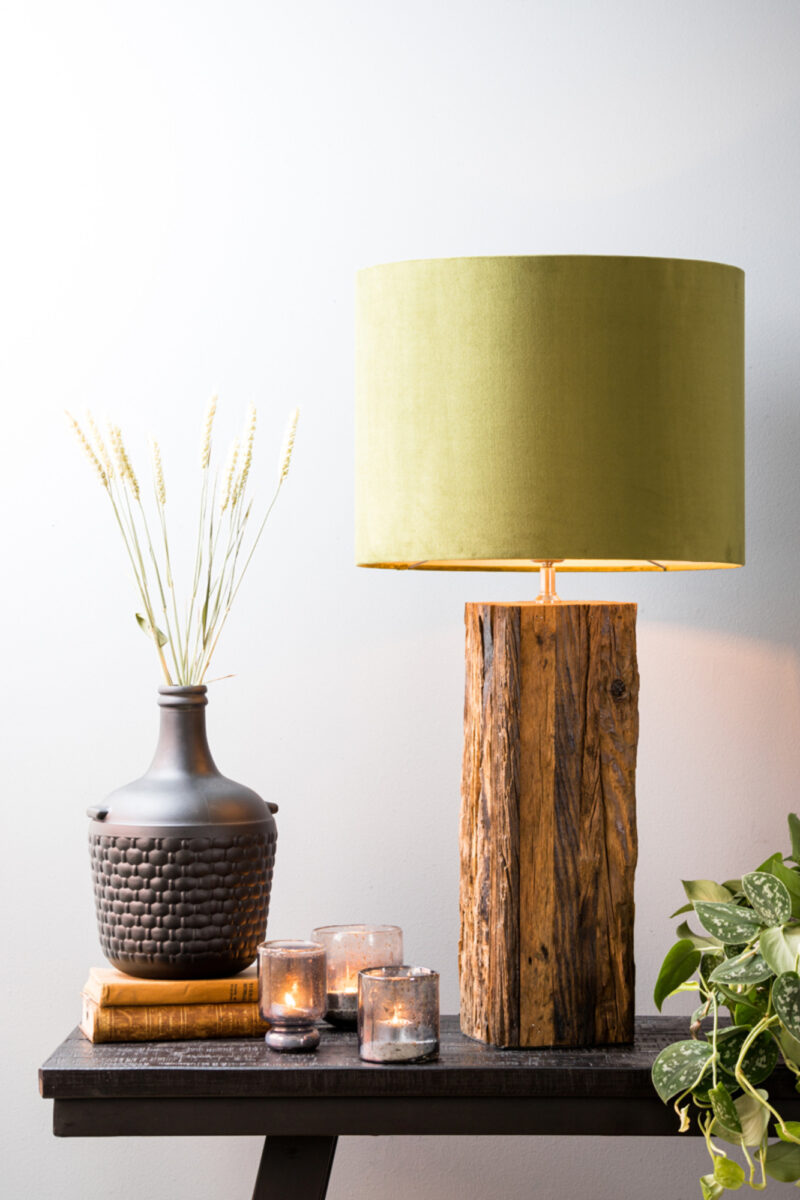 light&living-kap-velours-groen-textiel-ø40cm-e27-2240058-1