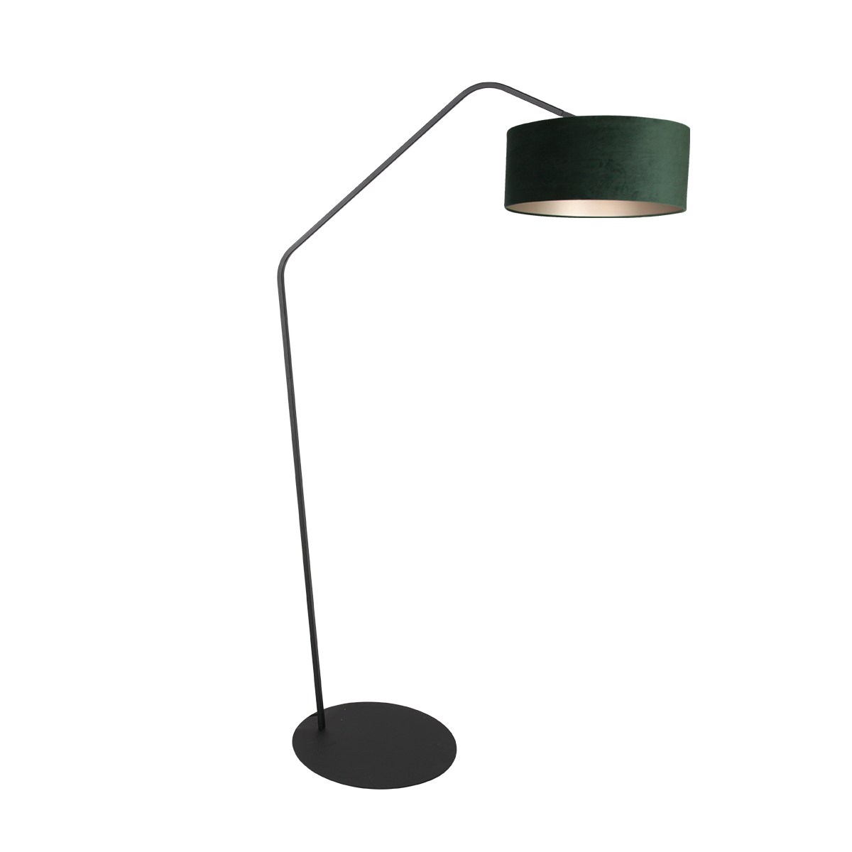 annelighting-vloerlamp-zigzag-groenzwart-metaal-booglamp-e27-4246zw-1