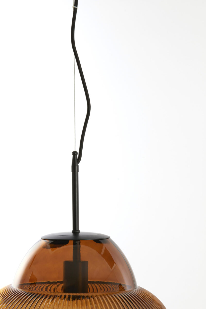 light&living-hanglamp-ovnis-bruin-glas-e27-2981464-9e7