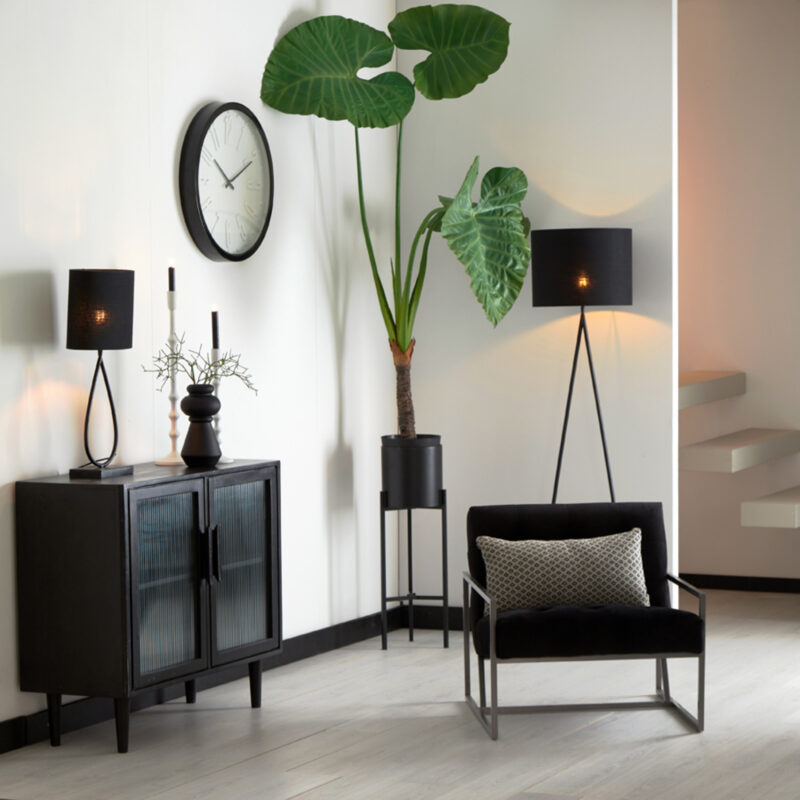 light&living-kap-livigno-zwart-textiel-e27-3545880-548